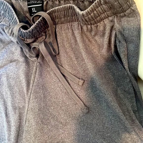 University of Michigan Grey Nylon XL Shorts with Pockets; Elasticized Waist - Picture 8 of 9